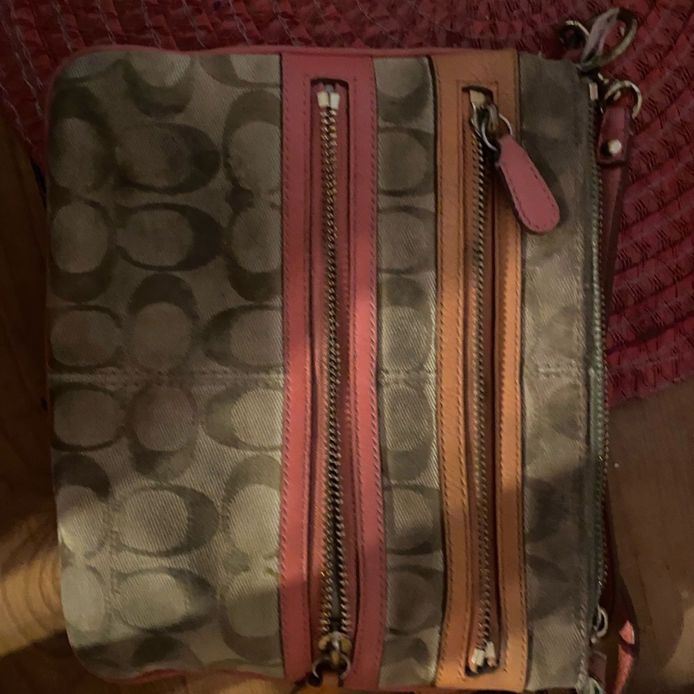 Used Coach cross body bag